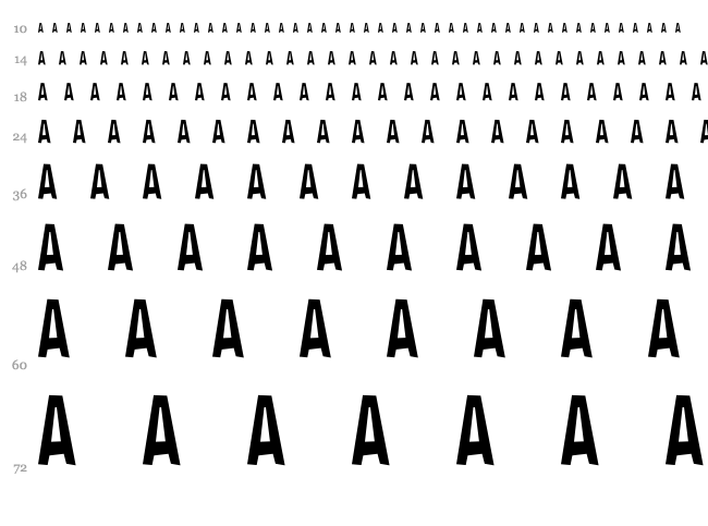 Dear Raditas font waterfall